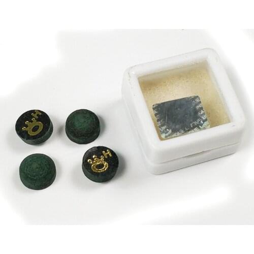 4pcs/lot O"min 11MM H/M/S Snooker Cue Tips Green Color Pool Cue Sticks Billiard Accessories