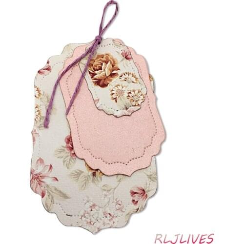 Tag Metal Cutting Dies DIY Scrapbooking Card Stencil Paper Craft Handmade Album Handbook Decoration