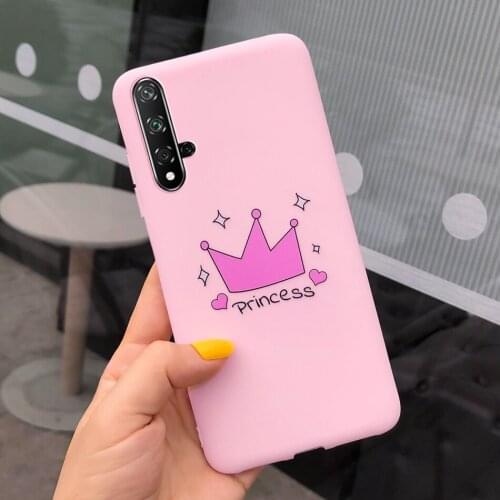 Pattern Case For Huawei Honor 20 Case on For Huawei Honor 20 Pro Candy Color Soft Silicone Cover For Huawei Honor 20 lite Cases