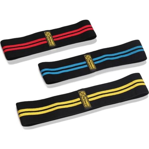 Comfortable Polyester Cotton Hip Band Resistance Band Yoga Loops Fitness Equipment for Squats Mobility Workout Gluteus
