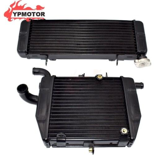 Set Motorcycle Cooling Water Tank Radiator Cooler For Honda VFR400 NC30 1989-1992 1991 RVF400 NC35 1994-1996 1995