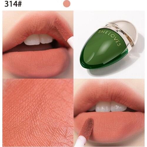 Matte Nude Lipstick Moisturizing Natural Gloss Balm Waterproof Long-Lasting Cosmetic Makeup Beauty Maquillage Lips Tint