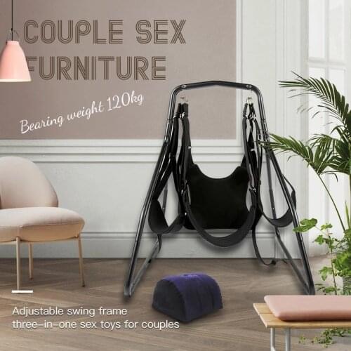 Couple sex furniture bed sex swing chair pillow adjustable swing frame three-in-one sex toys for couples Sex Furniture
