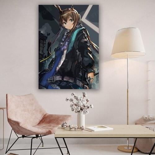 Game Arknights Wall Canvas Poster Wall Hanging Poster Fashion Home Decor Art HD Print Painting Anime Girl