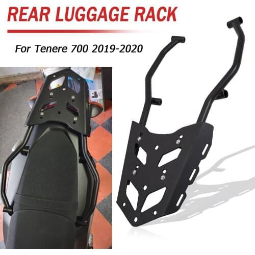 New Motorcycle Luggage Carrier CNC Rear Rack Seatpost Bag Holder Stand Trunk Install Tool Fit For Yamaha Tenere 700 2019 2020