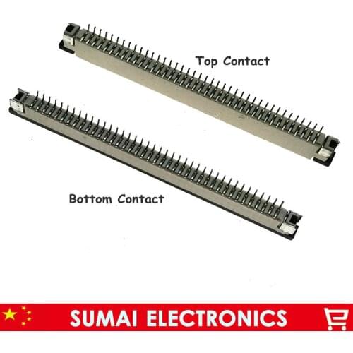 Sample, 40Pin FPC FFC connector socket,40 pin 1.0mm flex cable socket for LCD screen interface.ROHS,40P