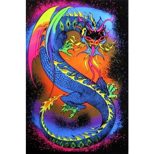 DRAGON Art Film Print Silk Poster Home Wall Decor 24x36inch