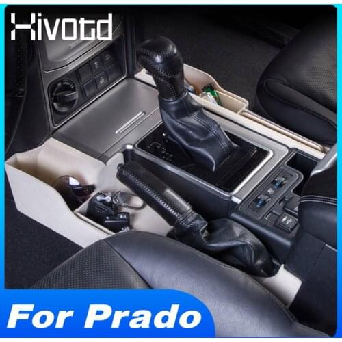 Hivotd Car Seat Gap Organizer Interior Accessories Car Modification Storage Box Decoration Parts For Land Cruiser Prado 150 2020
