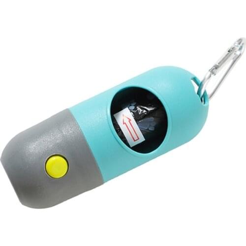 Travel Outdoor Protable Dog Poop Bag Dispenser PU Leather Pouch Pet Puppy Cat Pick Up Poop Bag Holder Garbage Waste Bags Organiz