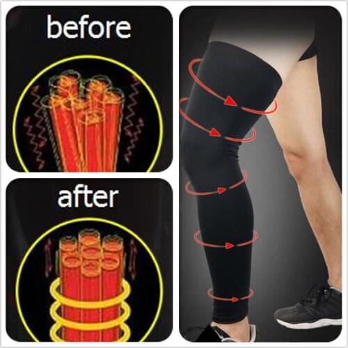 HobbyLane Sports Knee Pad Anti-slip Warm Compression Leg Sleeve Protector for Basketball Football Sports 1PC