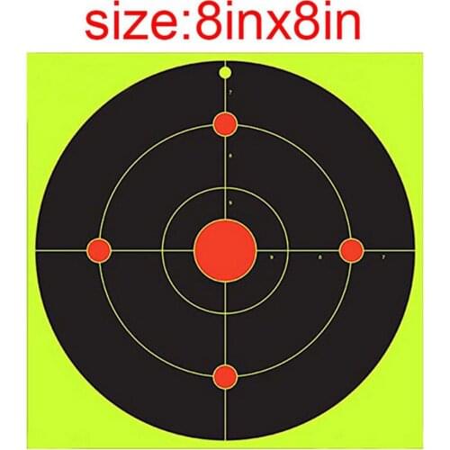 10pcs Fluorescent Target Shoot Arrow Archery Pasters