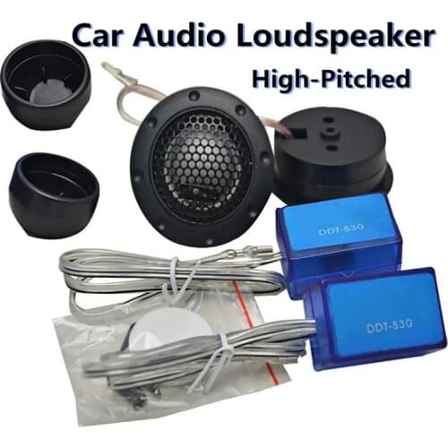 NEW 25MM Car Speaker Audio Tweeter Crossover Car Audio Silk Film 1"inch 4Ohm Dome Balanced Car High-Pitched Audio Loudspeaker