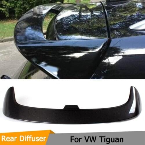 Car Styling Carbon Fiber car roof spoiler lip Wing For Volkswagen VW Tiguan Utility 4-Door 2013-2016