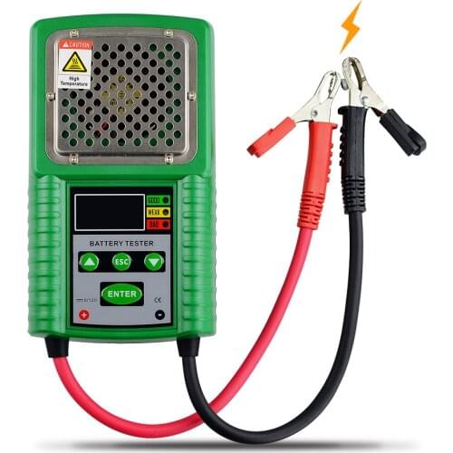 Automotive Battery Tester,HP-26A 6V 12V Lead-Acid Car Battery Checker Test for Battery Volt, Storage Capacity with LED Indicator