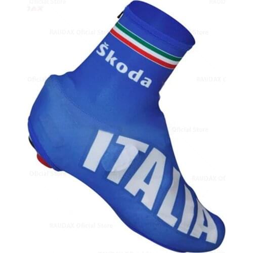 2021 Italia Summer Men Sport Shoe Cover Lycra Zip Cycling Shoe Cover Mans MTB Bike Shoe Covers Bicycle Overshoes Cubre Ciclismo