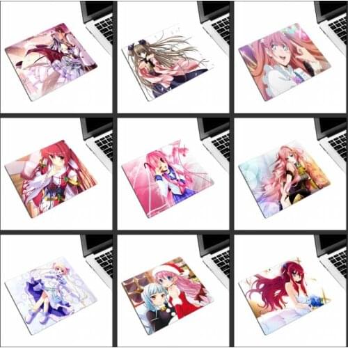 XGZ Big Promotion Mouse Pad Cartoon Anime Pink Pure Girl Computer Desk Mat Washable Insulation Coaster Rubber Tasteless Non-slip