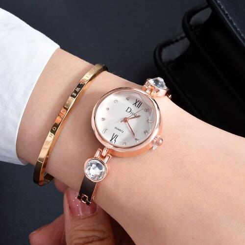 Fashion Small Dial Ladies Watch Luxury Rhinestones Stainless Steel Women Watches Quartz Bracelet Clock Girl Relogio Feminino