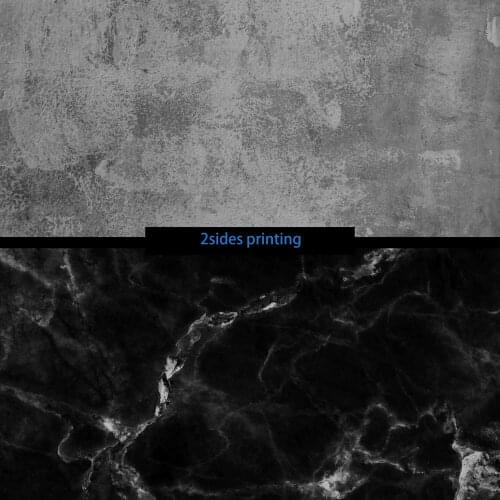 Grey Wall Dark Black Marble Photo Studio Backgrounds 57x87cm 2sides PVC Cover Waterproof Paper Wood Marble Wall Printing