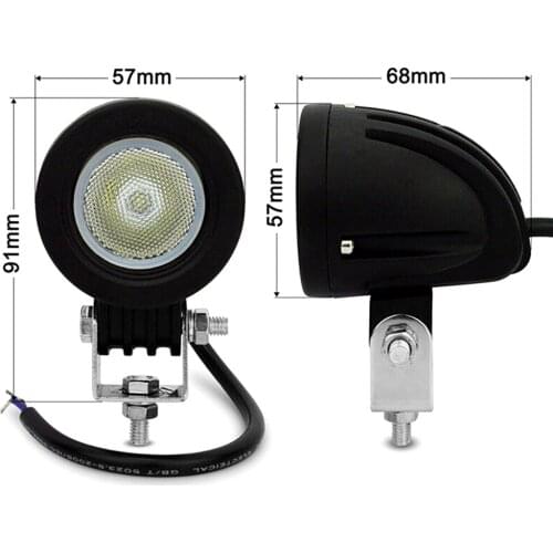 10-30V Waterproof Lights Motorcycle Offroad Truck Driving LED Work Light 6000K Spot Beam Car Boat Work Driving Fog Light