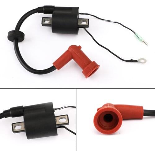 Artudatech 66T8557000 Outboard Engine Ignition Coil fit for Yamaha 40hp 40X E40X MHL 66T-85570-00 High voltage coil