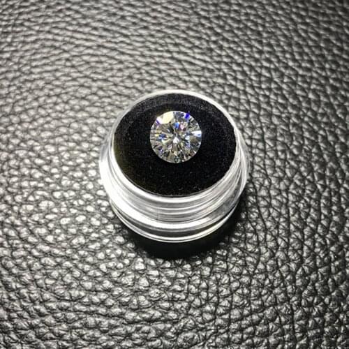 8mm EF color Moissanite round Brilliant excellent cut loose beads 2ct carat Jewelry Gems Stone Ring DIY material