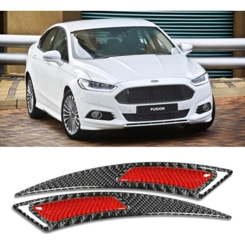 Carbon Fiber Wheel Eyebrow Sticker For Ford FUSION GALAXY GRAND KA RB MAVERICK PUMA RANGER S-MAX STREET TOURNEO Crown Victoria