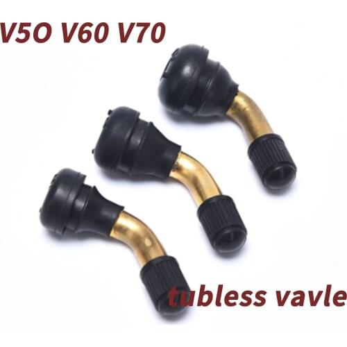 1 Pcs V70 V60 V50 Motorcycle Tire Valve Electric Tubeless Tyre Nozzle Car Vacuum Tire Nozzle Tire Accessories