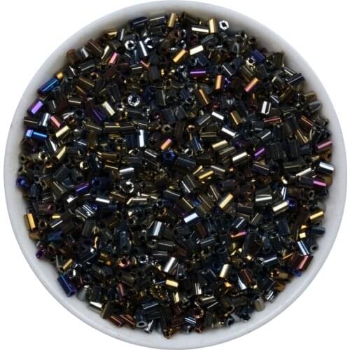 Wholesale 1000pcs/lot 2mm Glass Czech Seed Beads Metal Tube Spacer Beads for DIY Jewelry Making 20Colors