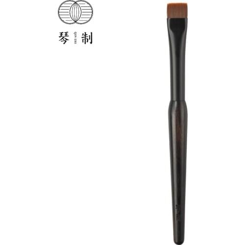 QINZHI Professional Handmade Make Up Brush Z333 Flat Top Eyebrow Eyeliner Brush Resilient Synthetic Fiber Makeup Brushes