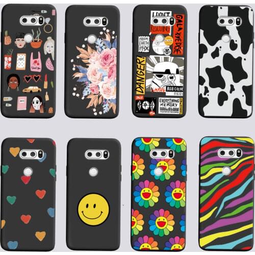 Silicon case For LG V30 Case cover Soft tpu Back coque For LG V30 Plus bumper Shells shockproof LG V30+ Covers cases 6.0 inch