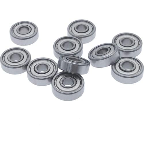 10pcs 604ZZ bearing 4*12*4mm 604 604Z miniature bearing metal sealed bearing carbon steel bearings hardware transmission parts