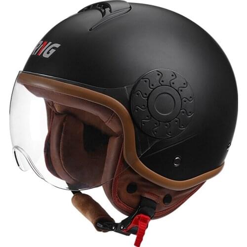 2021 New Motorcycle Helmet Open Face 3/4 Helmet Personalized Men Womens Vintage Retro Motorcycle Cascos De Motociclistas Helmets