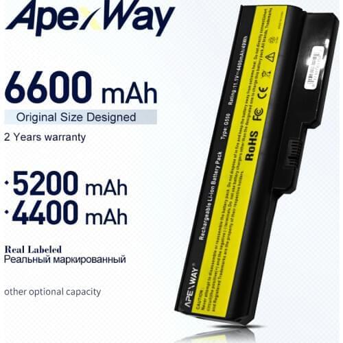 ApexWay battery For Lenovo 3000 B460 B550 G430 G430A G430L G430M G450 G450 G450A G450M G455 G530 G530A G530M G550 G555 N500