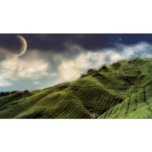 Full Round drill 5D DIY Diamond embroidery Landscape Green Mountain Diamond Painting Cross Stitch Rhinestone Mosaic decoration