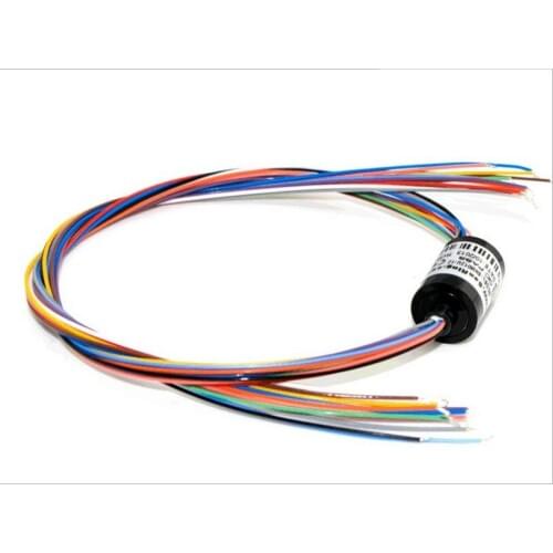 Brushless Pan/tilt Motor Slip Ring Conductive Ring 12 Way 2A Outer Diameter 12.5mm Slip Ring Over Line Collector Ring Conductive