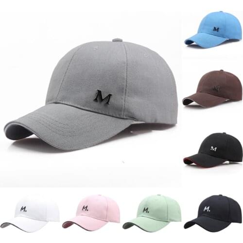 Womens Letter M Embroidery Baseball Caps For Men Boy Girls 2021 Summer Outdoor Snapback Hip Hop Cap Kpop Adjustable Sun Dad Hat