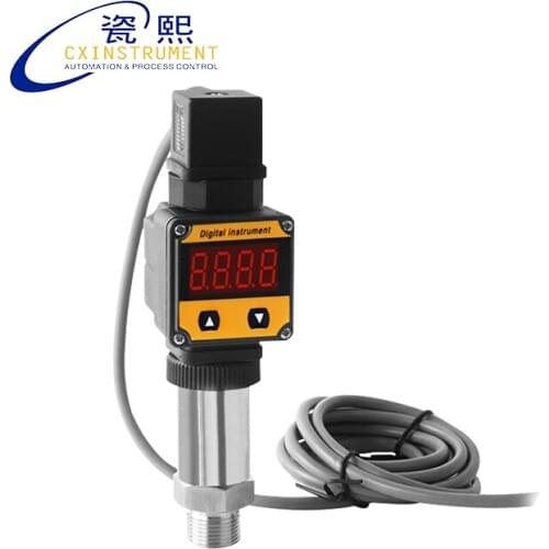 Air Compressor Pressure Transmitter with -0.1..0~100Mpa Range Diffusion of Silicon Material Core Electronic Pressure Transmitter