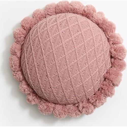 Nordic Style Cute Flower Throw Pillow Soft Plush Chair Lounger Sofa Seat Cushion Warm Butt Pads Tatami Mattress Home Decor