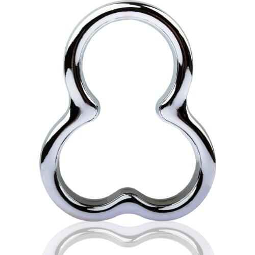 Metal Male Scrotal Ring Restraint Device to Extend Ejaculation Time Penis Lock Sperm Ring Penis Penis Ring Sex Toy