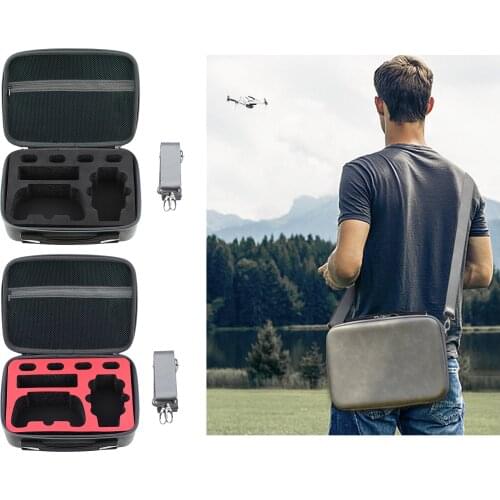 Multifunctional EVA Cashmere Carrying Case Waterproof Protective Box Hard Shell Handbag for FIMI X8 Mini RC Drone Shockproof