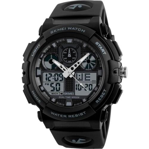 Men Led Large Dial Digital Watch Waterproof Alarm Calendar Sport Watch Electronic Digital Watch Gifts Mens Wrist Luminous Watch