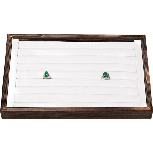 2020 New Sample Sales Very Well Multifunctional wooden ring jewelry tray for Adorable Female Gift Choice Four style