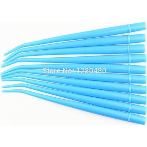 Dental Surgery Pipe Elbow 1/16 Inch Diameter Blue Small Size Aspirator Tube Bend Dentist Operation Instruments
