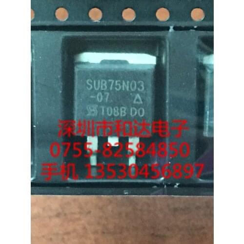 SUB75N03-07 TO-263 30V 75A