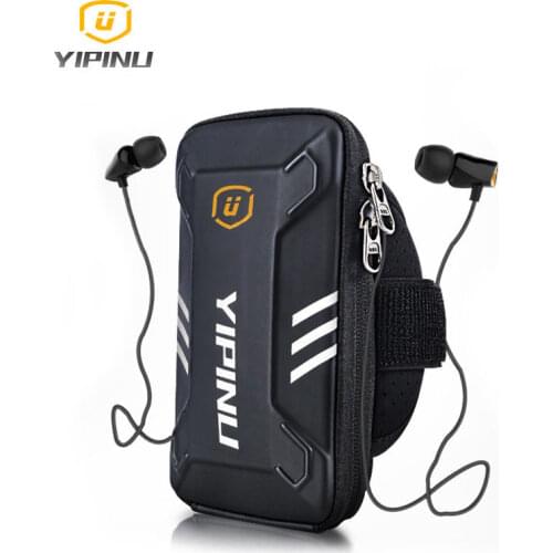 Yipinu Waterproof Fitness Running Bag Wallet Jogging Cell Phone Arms Package Purse Armband Gym Arm Bag For 5 inch Phone