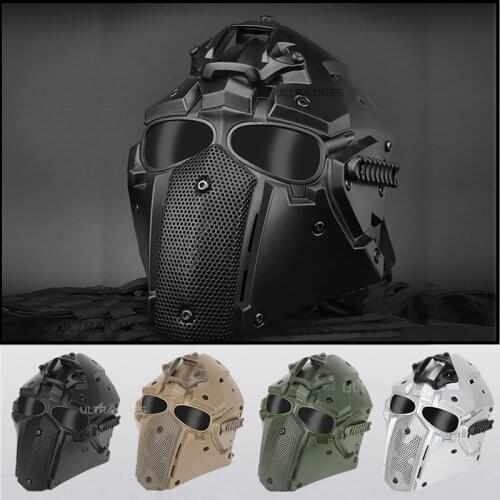 Military Airsoft Paintball Mask Army Shooting CS Wargame Rifle Air Gun Head Protective Tactical Motorcycle Cosplay Masks