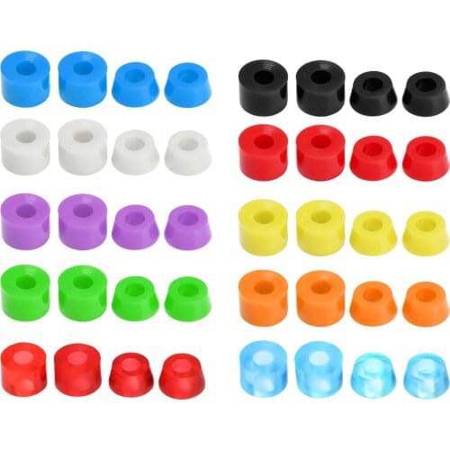 92A Hardness Skateboard Truck Bushing 7'' Trucks Cylinder Bushings Washer