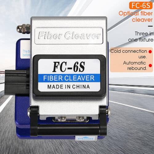 High Precision FC-6S Fiber Cleaver Connector Optical Fiber Cleaver,Used in FTTX FTTH Free Shipping.Send shatter-resistant bag