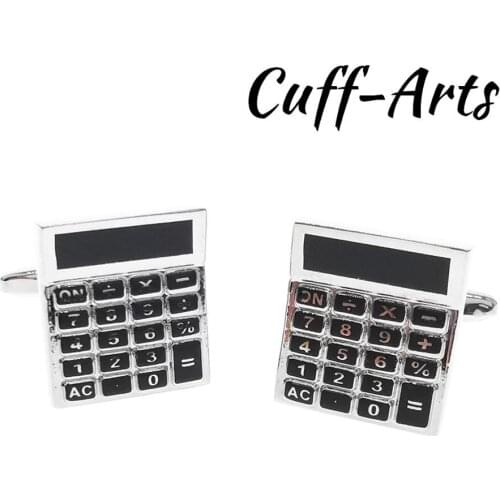 Cute Calculator Cufflinks for Men Best Man Cufflinks Gifts Cufflinks Wedding Suit Shirt Cuff Links Men C10639