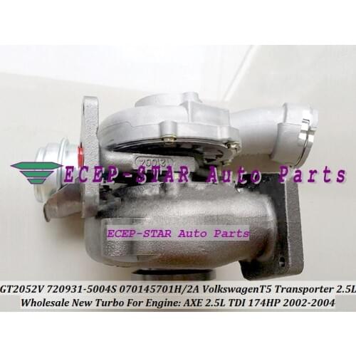 Free Ship GT2052V 720931 720931-5004S 720931-0003 720931-0001 070145702A 070145702AX 070145702AV Turbo For VW T5 Transporter2.5L